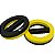Par de Halteres Circular Hidroginástica P DF4061-BK Preto/Amarelo Dafoca Sports - Imagem 3