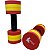 Halter de Hidroginástica Redondo em EVA DF4016-VM 2-3Kg Vermelho/Amarelo Dafoca Sports - Imagem 3