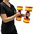 Halter de Hidroginástica Redondo em EVA DF4015-VM 1-2Kg Vermelho/Amarelo Dafoca Sports - Imagem 3