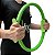 Anel de Pilates Tonificador Flexível 38cm Verde Claro Liftness Dafoca Sports - Imagem 3