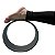 Roda Anel Yoga Magic Wheel Pilates Flow Circle 33CM Cinza Liftness Dafoca Sports - Imagem 1