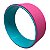 Roda Anel Yoga Magic Wheel Pilates Flow Circle 33CM Rosa Escuro Liftness Dafoca Sports - Imagem 6