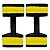 Par de Halteres Hidroginástica Em EVA 3 A 4Kg DF4013-BK Preto/Amarelo Dafoca Sports - Imagem 6