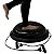 Meia Bola Bosu Pilates 58cm Com Bomba e Alças Preto Liftness Dafoca Sports - Imagem 4