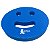 Acqua Disco Hidroginástica Sorriso Em EVA DF1011-AZ 27cm Azul Dafoca Sports - Imagem 2