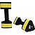 Par de Halteres Hidroginástica Em EVA 1 A 2 Kg DF4011-BK Preto/Amarelo Dafoca Sports - Imagem 5