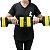 Par de Halteres Hidroginástica Em EVA 1 A 2 Kg DF4011-BK Preto/Amarelo Dafoca Sports - Imagem 3