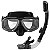 Kit de Mergulho Livre Máscara e Snorkel Adulto VN800-1 Vollo - Imagem 1