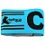 Faixa Braçadeira de Capitão Infantil Ajustável Azul Claro e Preto Dafoca Sports - Imagem 5