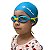 Kit de Nataçao Infantil Óculos Giant Dolphin e Touca de Silicone VN200-2 Azul Vollo - Imagem 9