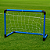 Par de Traves Golzinhos de Treinamento Futebol Azul Com Rede Dafoca Sports - Imagem 5