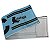 Faixa Braçadeira de Capitão Adulto Ajustável Azul Claro e Preto Dafoca Sports - Imagem 5