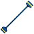 Halter em Barra Para Hidroginástica DF1122-AZ 3 a 4kg Azul e Amarelo Dafoca Sports - Imagem 5