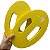Par de Halteres Disco Oval Para Hidroginástica Em Eva DF4044-AM Amarelo Dafoca Sports - Imagem 3