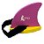 Boia Flutuador Infantil Barbatana Tubarão DF4051-RS Dafoca Sports Rosa e Amarelo - Imagem 6
