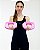 Par De Luva De Boxe EVA Para Hidroginastica 32x20cm 30mm DF1110-RS Rosa Dafoca Sports - Imagem 2