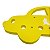 Tapete Flutuante Eva Natação Infantil Para Piscina DF4100-CA Carro Amarelo Dafoca Sports - Imagem 4