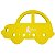 Tapete Flutuante Eva Natação Infantil Para Piscina DF4100-CA Carro Amarelo Dafoca Sports - Imagem 3