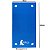 Tapete Flutuante Eva Natação Infantil Para Piscina DF4101-AZ Azul Dafoca Sports - Imagem 2