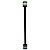 Halter Barra Redondo Hidroginástica 2-3kg 100cm DF4025-AZ Azul/Amarelo Dafoca Sports - Imagem 3