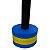 Halter Barra Redondo Hidroginástica 3-4kg 100cm DF4026-AZ Azul/Amarelo Dafoca Sports - Imagem 4