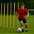 Kit 8 Estacas para Treinamento Obstáculos Agilidade com Mola Amarelo Dafoca Sports - Imagem 2