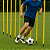 Kit 8 Estacas para Treinamento Obstáculos Agilidade Sem Mola Amarelo Dafoca Sports - Imagem 2