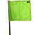 Kit 4 Bandeiras De Escanteio Em PVC Com Mola Futebol Verde Limão Dafoca Sports - Imagem 6