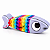Jogo De Pesca Magnético Infantil Madeira 12 Peças Coloridas Janod - Imagem 6