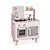 Cozinha Infantil de Madeira Macaron Rosa Janod Completa com Acessórios e Som - Imagem 6