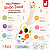 Meu Primeiro Violão Infantil Branco Confetti Janod Instrumento Musical de Madeira - Imagem 2