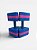 Par de Halteres em EVA para Hidroginástica DF1093-R 3 a 4 kg Rosa e Azul Dafoca Sports - Imagem 5