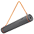 Tapete Yoga Pilates Cinza 4mm PVC Antiderrapante Com Alça Transporte VP1038 Vollo Sports - Imagem 9