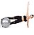 Bola de Ginástica Feijão Peanut Ball 45X90cm Cinza VP1051 Vollo Sports Com Bomba - Imagem 4