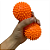 Conjunto Rolo e Bola Massagem Vollo VP1059 Cinza e Laranja - Imagem 2