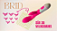 Brid - Vibrador Recarregável de Ponto G + Lubrificante D4 Sabor Chiclete - Imagem 4
