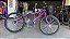 BICICLETA  ARO 24 STONE BIKE TEEN 18V C/CESTA VIOLETA - Imagem 6