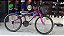 BICICLETA  ARO 24 STONE BIKE TEEN 18V C/CESTA VIOLETA - Imagem 1