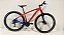 BICICLETA ARO 29 SOUTH FIRE 21V LARANJA NEON E AZUL TAM 17 - Imagem 1