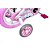 Bicicleta Infantil Menina Aro 12 Styll Magic Rainbow Cor:Branco - Imagem 3