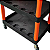 Carrinho Para Ferramentas Power Rhino Preto e Laranja - KERS - Imagem 3