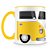 Caneca Personalizada Kombi Amarela (Com Nome) - Imagem 1