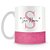 Caneca Personalizada Base Glitter Rosa (Com Nome) - Imagem 1