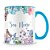 Caneca Personalizada Flores Mod.4 (Com Nome) - Imagem 2