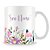 Caneca Personalizada Flores Mod.5 (Com Nome) - Imagem 3