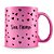 Caneca Personalizada Perolada Rosa - Corações (Com Nome) - Imagem 2