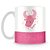 Caneca Personalizada Base Glitter Rosa - Signo Touro - Imagem 1