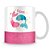 Caneca Personalizada Base Glitter Rosa - Signo Peixes - Imagem 2