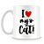 Caneca Personalizada I Love My Cat - Imagem 1