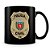 Caneca Polícia Civil do Paraná 100% Preta (Com Nome) - Imagem 3